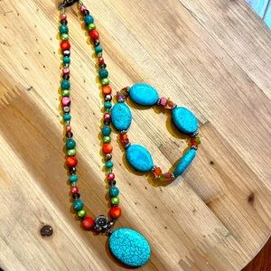 Necklace and bracelet